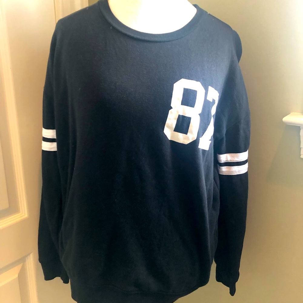 All About Eve Football Sweatshirt.  Small